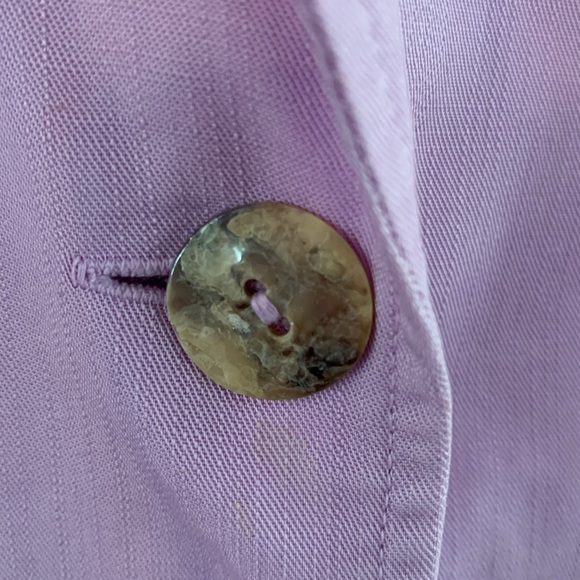 Soft Surroundings lavender button front shirt dress with 3/4 sleeves Size M - Picture 6 of 10